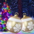 thumbnail image 3 of Bola de Navidad 60cm Inflable PVC Resplandor Inflable (Estilo S), 3 of 5
