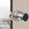 thumbnail image 2 of Baohd With Ease Smart Door Knob With 4 Intelligent Unlocking Methods More Intelligent And Secure Alloy silver, 2 of 6