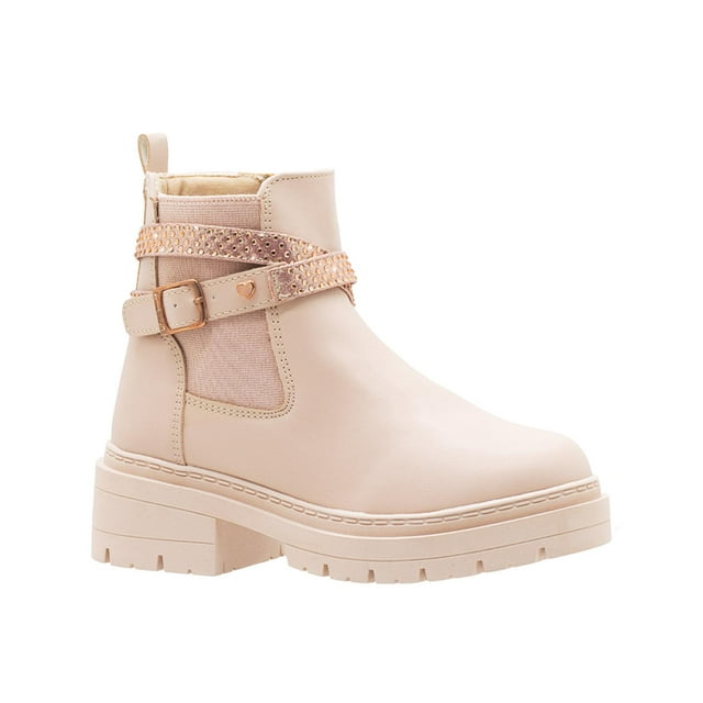 Botines Para Niña Bambino® Invierno Color Charol Rosa rosa 21