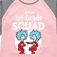 thumbnail image 3 of Dr. Seuss - 1st Grade Squad Thing 1 and Thing 2 - Youth Girls Raglan Graphic T-Shirt, 3 of 6