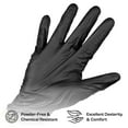 thumbnail image 3 of MMBM 1000 Pieces Medium Nitrile Gloves Black, Disposable Powder Free Latex Free for Food Service and Exam Grade Use 3 Mil, 3 of 7