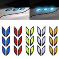 thumbnail image 2 of 6 Piezas/set Pegatinas Reflectantes Para Coche Antiarañazos Advertencia De Seguridad Para Camión Motor Automático Exterior Accesorios Decorativos huangjie unisex, 2 of 2