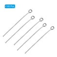 thumbnail image 3 of 100Pcs Eye Pins Jewelry Findings 22 Gauge 70mm Iron Eye Pins for Jewelry Making 22 Gauge Dark Gray 3.2mm, 3 of 5
