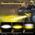 thumbnail image 2 of Faros Auxiliares De Lupa Alta/baja Doble Color Auto Moto 2pc, 2 of 8