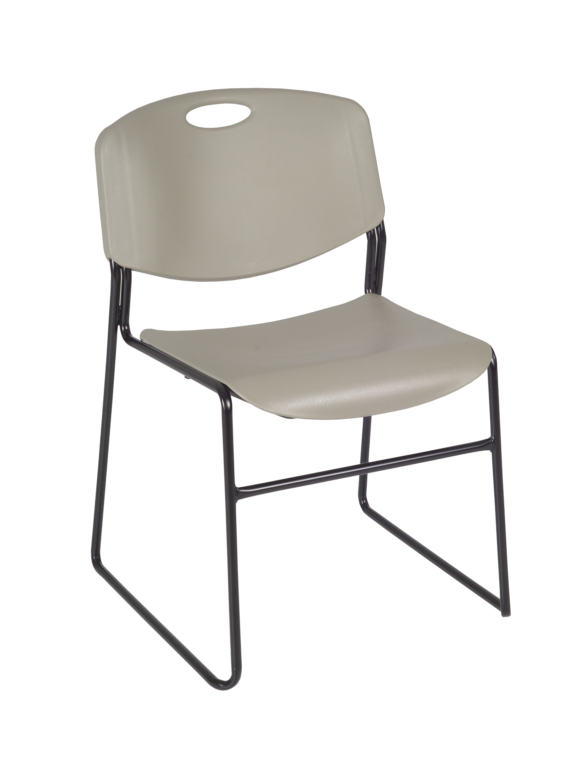 72" x 24" Kobe Training Table- Maple & 2 Zeng Stack Chairs- Grey
