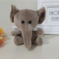 thumbnail image 2 of LLavero de oso de felpa suave para niños y niñas, accesorios de muñeco de peluche Kawaii, león, elefante, jirafa, decoración de bolsa colgante, 12cm, 2 of 5