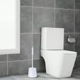 thumbnail image 4 of Unique Bargains Toilet Brush Long Handle Flexible Brush Head White 1 Pc, 4 of 5