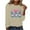 Beige, variant on CLOISE Breast Cancer Shirts Women Long Sleeve Crewneck Shirts Gnomes Ribbon Oversized Breast Cancer Support Tops Cute Comfy Tshirts Cancer Awareness Outfits Army Green XL
