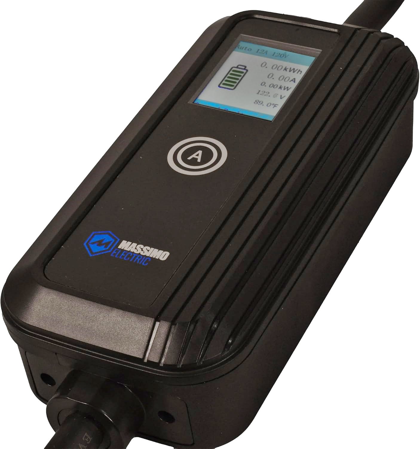 Electric Vehicle Charger Portable EV Charger, 32 AMP NEMA 14-50 and 12AMP NEMA 5-15 Connector, Level 1 & 2