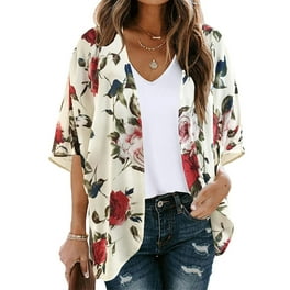 Yuzhih Cardigan for Women 3/4 Sleeve Lightweight Fall Yuzhih Cardigan for Women 3/4 Sleeve Lightweight Fall