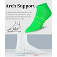 thumbnail image 3 of JAMES FIALLO Men's 6-Pairs Low Cut Athletic Cushion Running Mens Ankle Sports Socks, 3 of 6