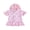 Pink, variant on Cenuakty Todder Girls Poncho Towel Bow Stripe/Plaid Print Zip-Up Hooded Swim Cover Ups Beach Towel Dress for Pool Swimming Travelling