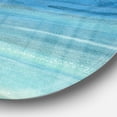 thumbnail image 2 of Designart 'From the Shore III' Traditional Metal Circle Wall Art, 2 of 3