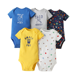 thumbnail image 3 of 5PCS/LOT Newborn Baby Girl Boy Romper 2021 Summer Spring Top Quality 100% Cotton Short Sleeves 0-24M Infant Baby Jumpsuit, 3 of 5