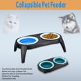 thumbnail image 4 of Comedero plegable para mascotas Pets At Play petatplaycollapfeeder Doble tazón Lavavajillas portátil seguro, 4 of 5