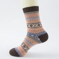 thumbnail image 3 of Calcetines térmicos de lana de punto grueso para mujer Calcetines de ocio para mujer, 3 of 5