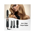 thumbnail image 3 of Hair Dryer Brush,BEYCED 4 in 1 Hot Air Brush for Straightening/Curling/Drying,for Women Hair Dryer Styler and Volumizer Hair Curler Straightener Blow with Comb,Detachable Design for Travel Salon, 3 of 9