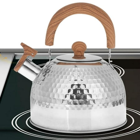 

Younar Tea Kettle Stovetop Stainless Steel Teapot for Stove Top Whistling Water Kettle Large Capacity Time Saving for All Stovetops modern