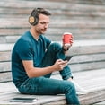thumbnail image 5 of Wireless On-Ear Bluetooth Headphones, Active Noise Cancelling, Up to 60 Hours Battery, Sweat Water Resistant, Foldable and Durable, Microphone, 5 of 5