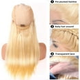 thumbnail image 4 of 613 Lace Front Wig Human Hair Straight 13x4 Blonde Lace Front Wigs Human Hair 180% Density 613 HD Lace Frontal Wig 26 inch Blonde Glueless Wigs Human Hair Pre Plucked, 4 of 7