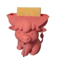 thumbnail image 3 of Cute Highland Cattle Sponge Holder with Drainage - Funny Scrub Sponge Stand for Kitchen Sink Countertop Organizer Gadget, 3 of 8