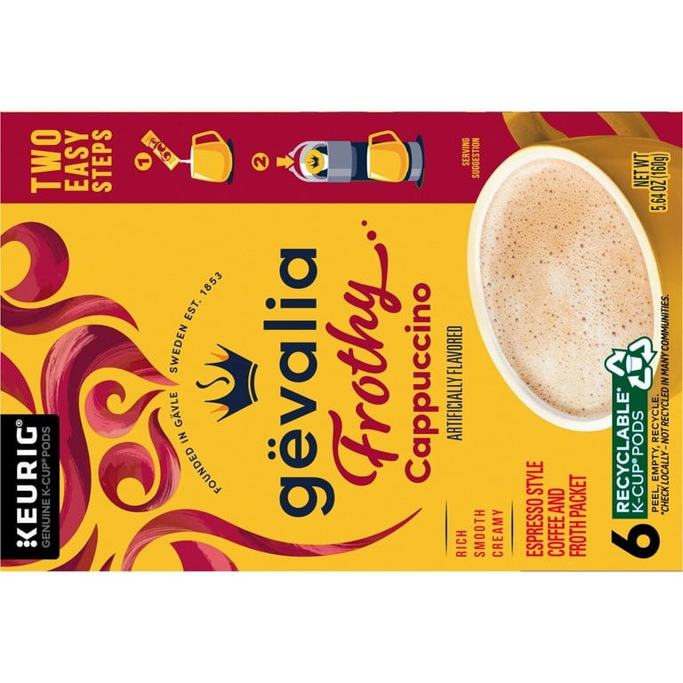 Gevalia Artificially Flavored Cappuccino Espresso Style K‐Cup