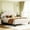 Beige, variant on Queen Platform Bed with Velvet Flower Head Upholstered / Modern Look, Promotes Comfort