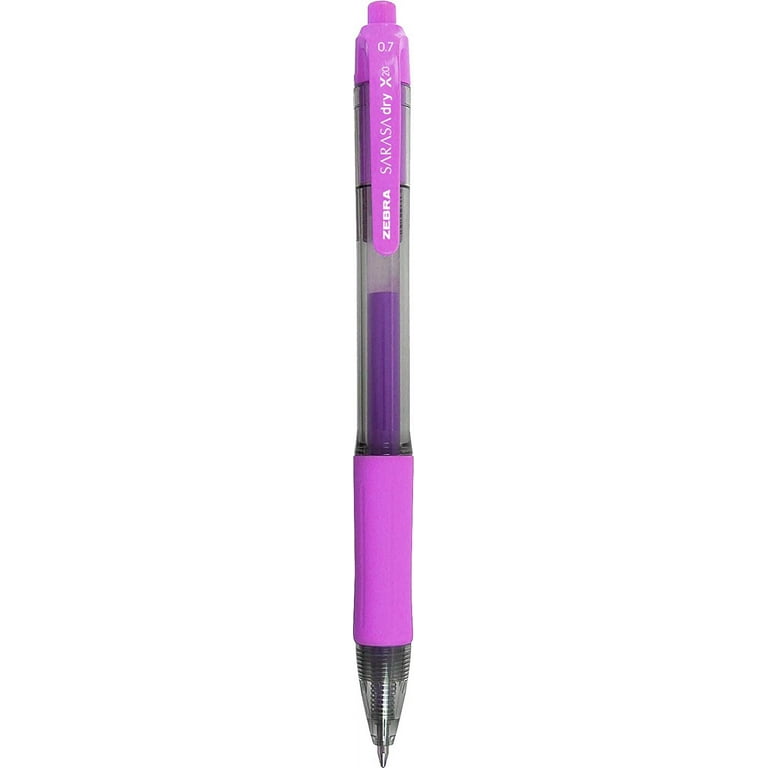 Zebra-1pk Sarasa Dry Gel X20 Gel Pen, Retractable, Medium 0.7 mm, Assorted Ink and Barrel Colors, 14/Pack