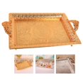thumbnail image 4 of Abbracc Decorative Serving Tray Handle Serving Platter Dressing Table for Office Bedroom, 4 of 9
