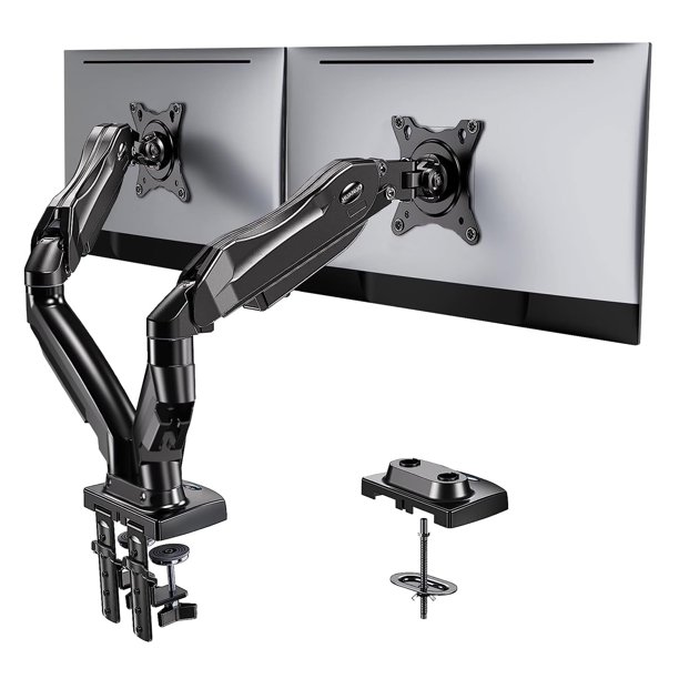 Soporte doble para pantallas HUANUO totalmente ajustables de 13 a 32 pulgadas