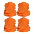 thumbnail image 1 of Unique Bargains Winter Neck Warmer, 4 Pack Drawstring Warm Face Scarf Windproof Neck Gaiter, Orange, 1 of 7