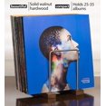 thumbnail image 4 of Optage Audio Mini Record Holder, 35 LP Solid Walnut Vinyl Record Storage, Vinyl Holder for Record Display, Now Playing Vinyl Record Stand, Vinyl Record Holder, Record Stand, Vinyl Storage, Vinyl Stand, 4 of 10
