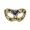 A002- Blue, variant on Masquerade Mask Black and Gold Fabric Venetian Eye Mask with Gold Lace Trim 1 Pack for Prom Party Formal Event and Holiday Gatherings