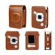 thumbnail image 5 of Bolsa de viaje compatible con la cámara instantánea híbrida Fujifilm Instant Mini Liplay - Bolsa para cámara de cuero puro con correa para el hombro extraíble, 5 of 7