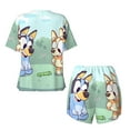 thumbnail image 5 of Lsque Bluey Women's Short-Sleeved Pajama Set - 2 Piece Soft and Lightweight Sleepwear Set-3X-Large, 5 of 9