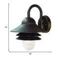 thumbnail image 3 of Mariner 1-Light Architectural Bronze Wall Light, 3 of 6
