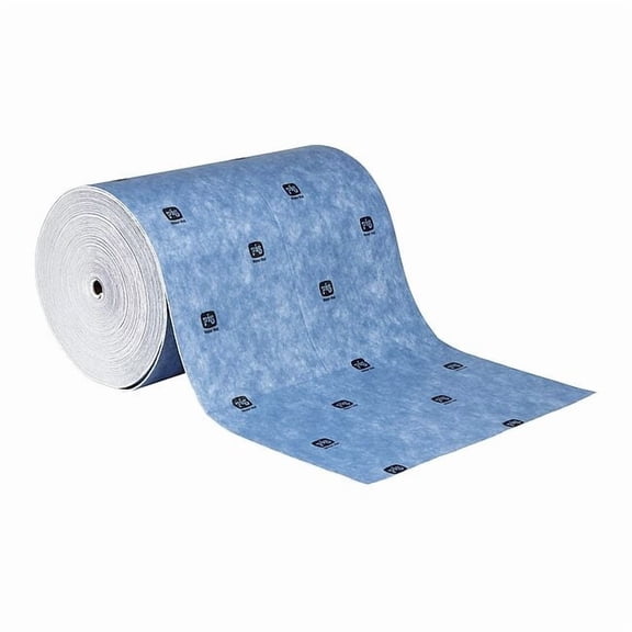 Pig Absorbent Roll,150 ft. L,Blue/White,30"W WTR008