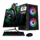 thumbnail image 1 of Computadora Escritorio Completa Xtreme PC Gaming AMD Radeon Vega 3 Athlon 3000G 16GB SSD 500GB Monitor 21.5 75Hz WIFI Black juegos casuales, trabajo y estudio, 1 of 6