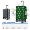 thumbnail image 4 of Gukieu Happy St. Patrick's Day Print Suitcase Protective Cover, Elastic Zipper Buckle Suitcase Protective Cover, Suitable for Travel, Business Trip-Large, 4 of 7