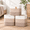 3-Tone Brown-13 x 13 x 13 (Standard), variant on 13 Inch Cube Storbinston Rope Woven Baskets For Organizing 3-pack | 13 X 13 Cubes Fabric Square Shelves Organizer Closet