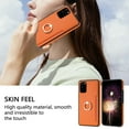 thumbnail image 2 of Nalacover for Samsung S20 Plus Wallet with Card Holder Slot, 360°Rotation Ring Holder Kickstand Cover for Men Women Protective Premium PU Leather Shockproof Cover for Samsung Galaxy S20 Plus,Orange, 2 of 9
