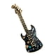 thumbnail image 2 of Broche de guitarra, joyería, instrumentos novedosos, moda para hombres, decoración, ramillete, joyería, música (negro), 2 of 4