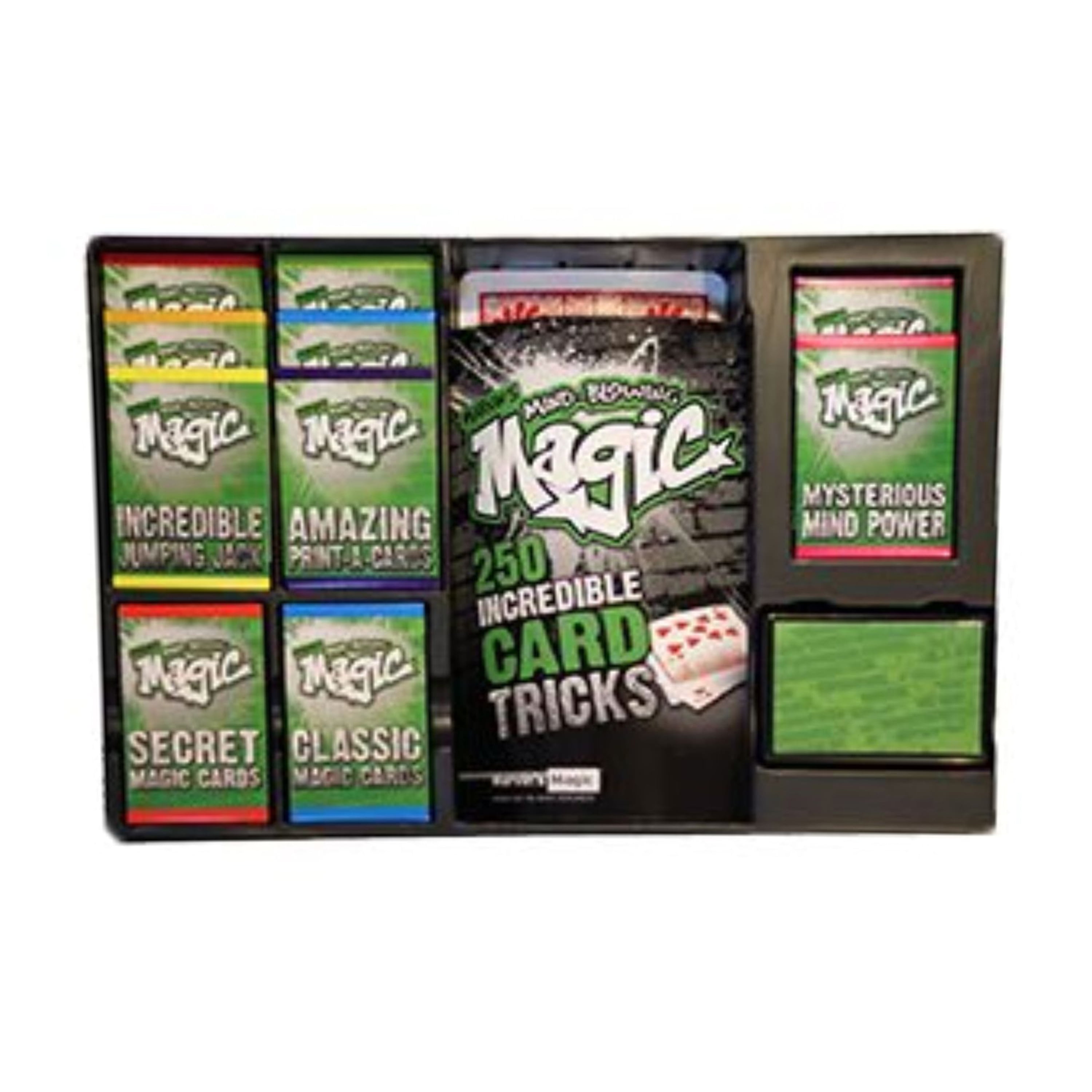 Deluxe ULTIMATE STREET MAGIC KIT 250 Tricks Book Set Beginner Magician Pen Cards 