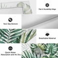 thumbnail image 6 of Summer Tropical Leaves Outdoor Rug for Patio/Deck/Porch, Non-Slip Large Area Rug 5 x 7 Ft, Botanical Green Palm Indoor Outdoor Rugs Washable Area Rugs, Reversible Camping Rug Carpet Runner, 6 of 8