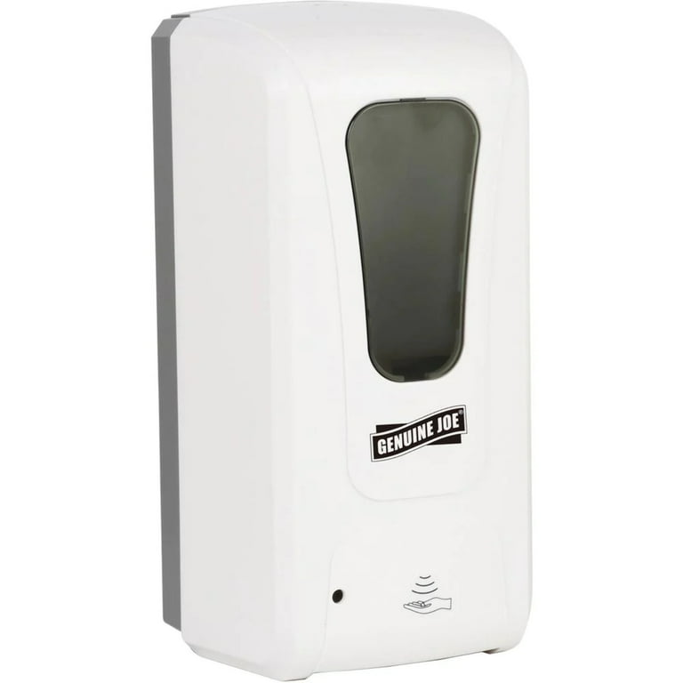 Genuine Joe Automatic Gel Dispenser - Automatic - Touch-free, Compact, Locking Mechanism, Tamper Resistant, Hygienic - White - 1Each Genuine Joe Automatic Gel Dispenser - Automatic - Touch-free, Compact, Locking Mechanism, Tamper Resistant, Hygienic - White - 1Each
