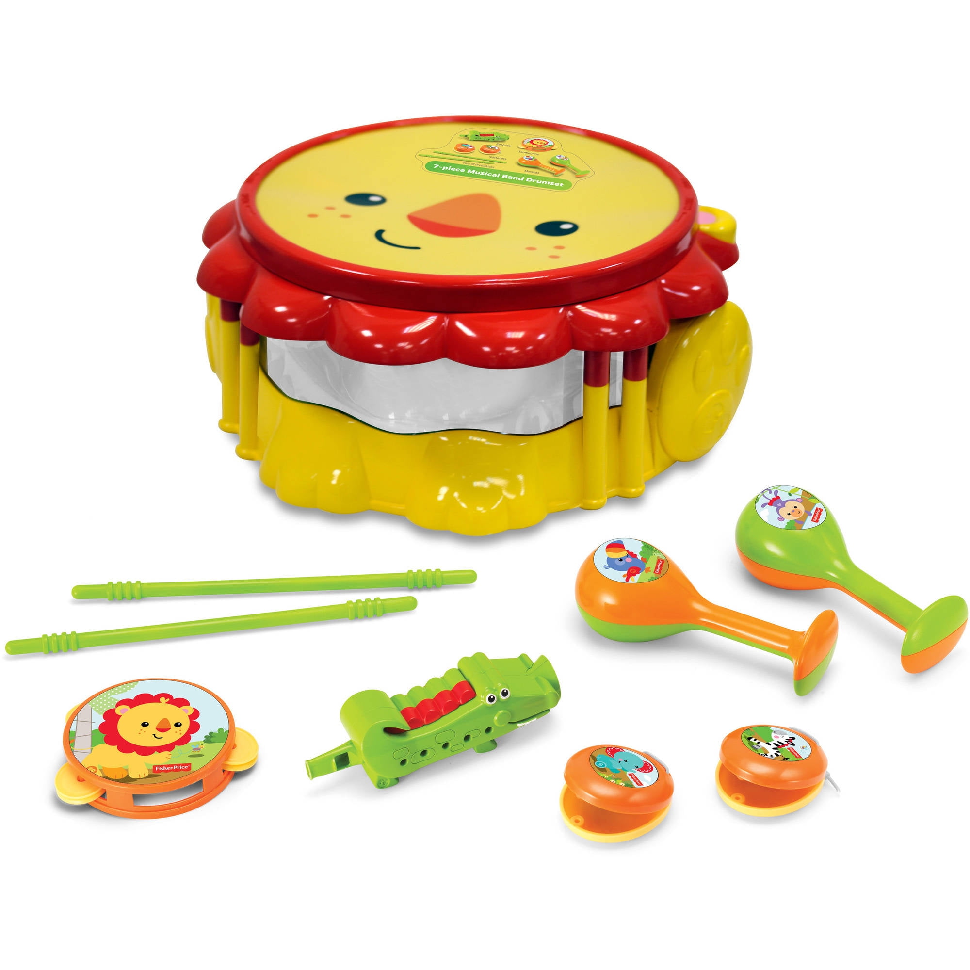 Fisher Price Lion Musical Band Drumset