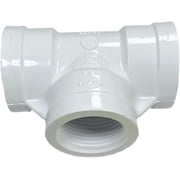 10 Pack Dura Plastics PVC Threaded Tee (TxTxT) – Schedule 40 PVC Fitting with Female Threaded Ends – Irrigation - 405-007 (1/2 10 Pack (P12TT-10))