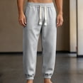 thumbnail image 5 of VEXRO Jogger Pants for Men Casual Loose Fit Elastic Waisted Drawstring with Pockets Soft Fleece Sweatpants, 5 of 8