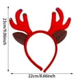 thumbnail image 2 of Christmas Headband for Children Reindeer and Ear Hair Accessories Festive Dressing Props for Holiday Celebrations, 2 of 5