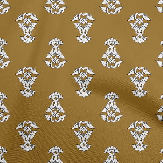 oneOone Cotton Poplin Dark Olive Green Fabric Block Craft Projects Decor Fabric Printed By The Yard 56 Inch Wide-7I